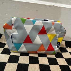 Colorful Geometric Cosmetic Bag by